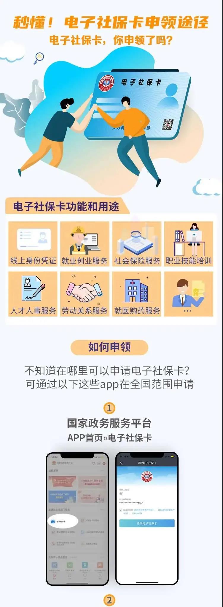 图解电子社保卡申领途径 第1张